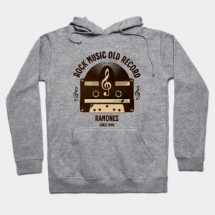 vintage cassette old music record b10 Hoodie